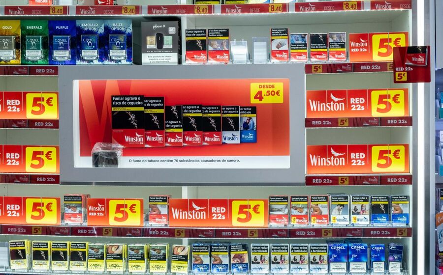 Foto de arquivo de uma tabacaria