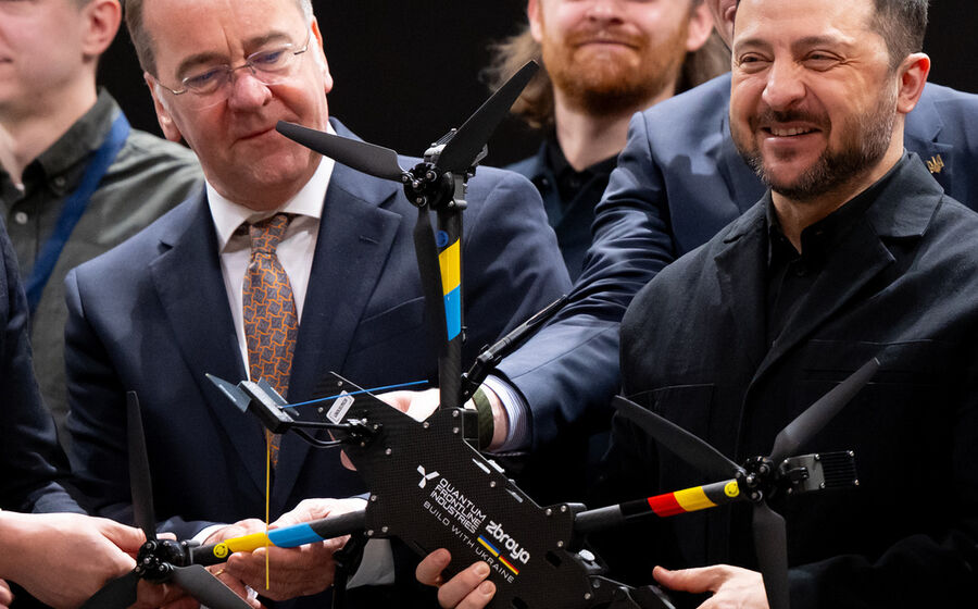 Alemanha e Ucrânia juntaram-se para produzir drones em conjunto. Primeira 'fornada' foi divulgada este mês.