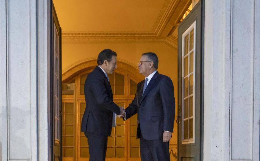 Seguro e Montenegro reúnem-se no Palácio de Queluz, em Sintra