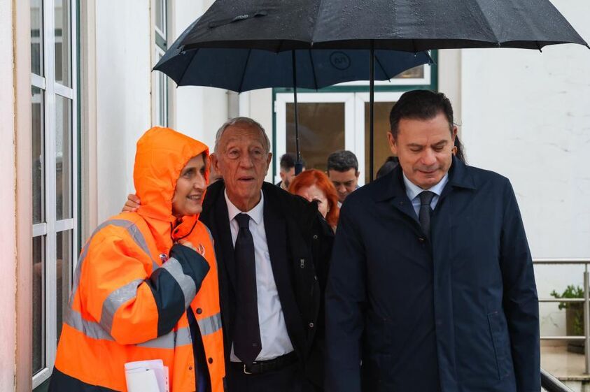 Luís Montenegro visitou esta quarta-feira a região de Coimbra