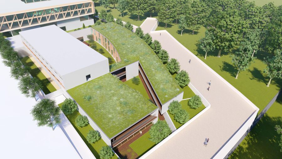 A expansão do Lionesa Business Hub terá o Jardim Filosófico como elemento central.