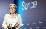 Cláudia Azevedo na apresentação de resultados da Sonae
