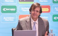CEO da Jerónimo Martins, Pedro Soares dos Santos, na conferência de imprensa de apresentação dos resultados de 2025. 