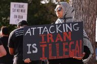 Protestos nos EUA contra a intervenção no Irão