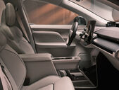 Interior do Volvo EX60, novo SUV elétrico da Volvo