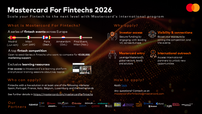 Mastercard lança programa internacional para fintechs em vários países europeus
