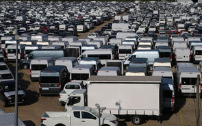 Os ligeiros de mercadorias são o único segmento onde as vendas caem. 