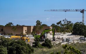 Hotel 'Na Praia' ficou parcialmente afetado.