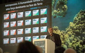 O cientista brasileiro Paulo Artaxo transportou a plateia para um “cenário crítico”