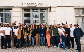 Equipa do Honest Greens da Avenida António Augusto Aguiar, em Lisboa.