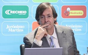 CEO da Jerónimo Martins, Pedro Soares dos Santos, na conferência de imprensa de apresentação dos resultados de 2025. 