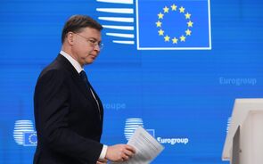 Comissário Europeu para a Economia e Produtividade, Valdis Dombrovskis.