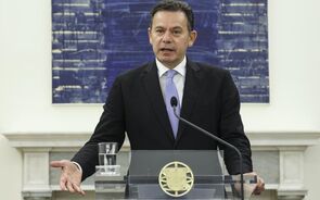 Primeiro-ministro na conferência de imprensa do Conselho de Ministros.