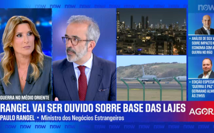 Paulo Rangel diz que deu todas as explicações aos portugueses sobre utilização da Base das Lajes pelos EUA 