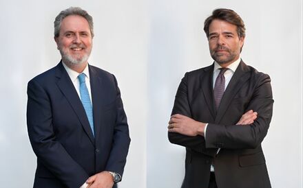 Enrique Hidalgo Miralles, à esquerda, e Nuno Serra Santos, à direita