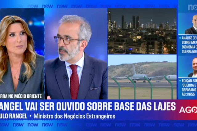 Paulo Rangel diz que deu todas as explicações sobre utilização da Base das Lajes pelos EUA