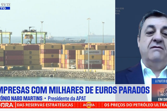 'Há um aumento generalizado em todas as taxas e em todos os fretes marítimos'