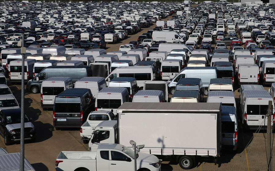Os ligeiros de mercadorias são o único segmento onde as vendas caem. 
