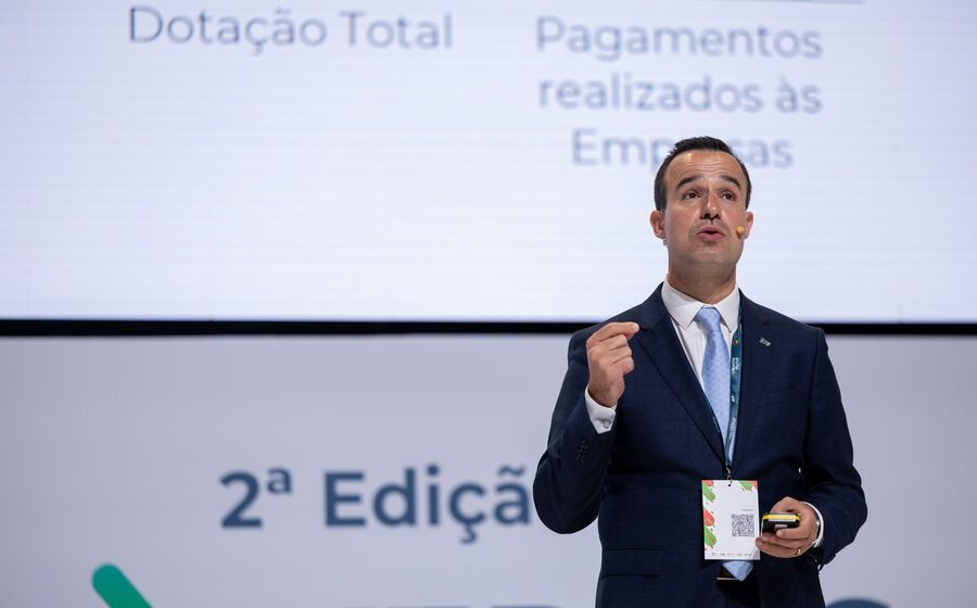 Gonçalo Regalado fez um balanço de 2025 e antecipou a execução para 2026, na conferência Conversas com Fomento, que reuniu 900 empresários, gestores e decisores no Campo Pequeno.