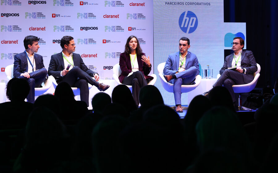 O debate sobre Produtividade e tecnologia, o salto que falta à economia portuguesa, contou com a participação de João Falcão, Marlos Henrique da Silva,  Philomène Dias, Fábio Gomes, e Pedro Coelho.