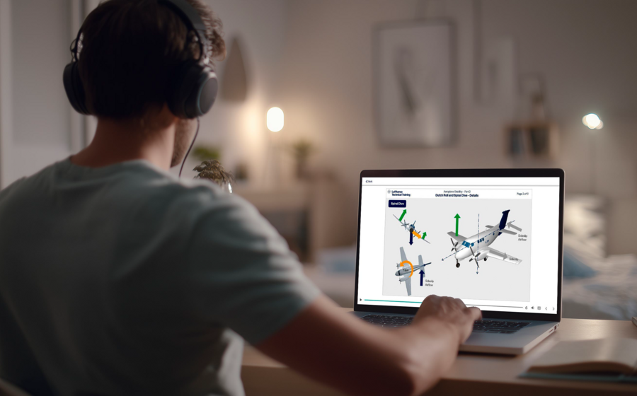 Os conteúdos do curso da IFA foram elaborados pela Lufthansa.