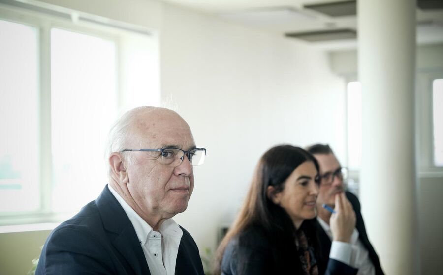 José Marques, presidente da Lactogal, em conferência de imprensa.