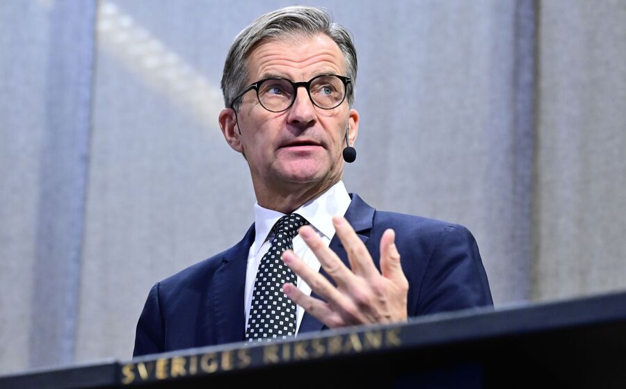 Erik Thedéen, governador do Banco Central da Suécia