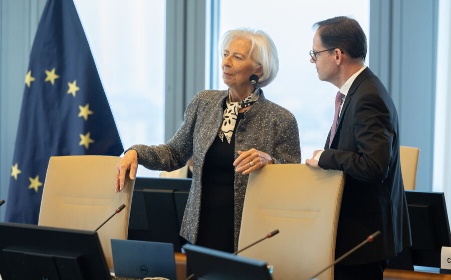 Christine Lagarde é a presidente do Banco Central Europeu.