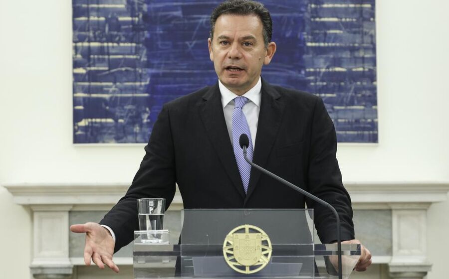 Primeiro-ministro na conferência de imprensa do Conselho de Ministros.