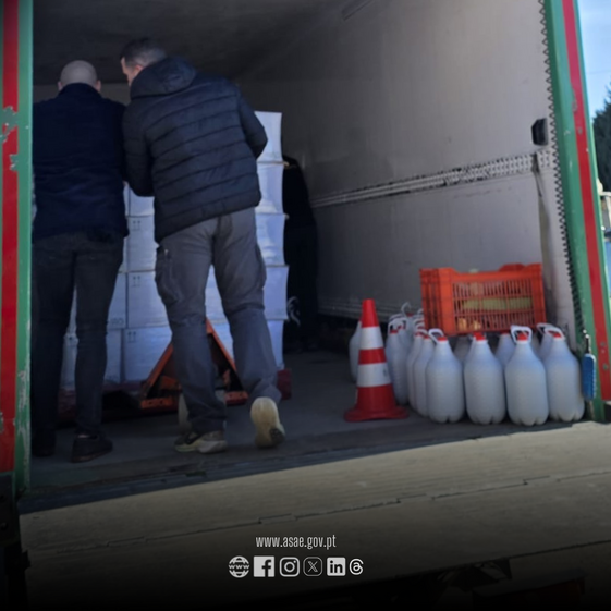 ASAE apreende 10.000 litros de óleo alimentar vendido como azeite.
