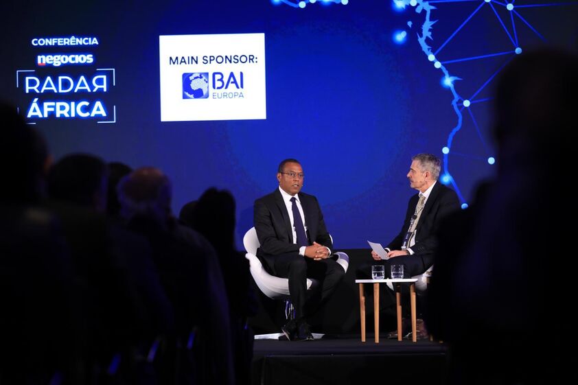 José de Lima Massano, ministro de Estado para a Coordenação Económica de Angola, na conferência Radar África