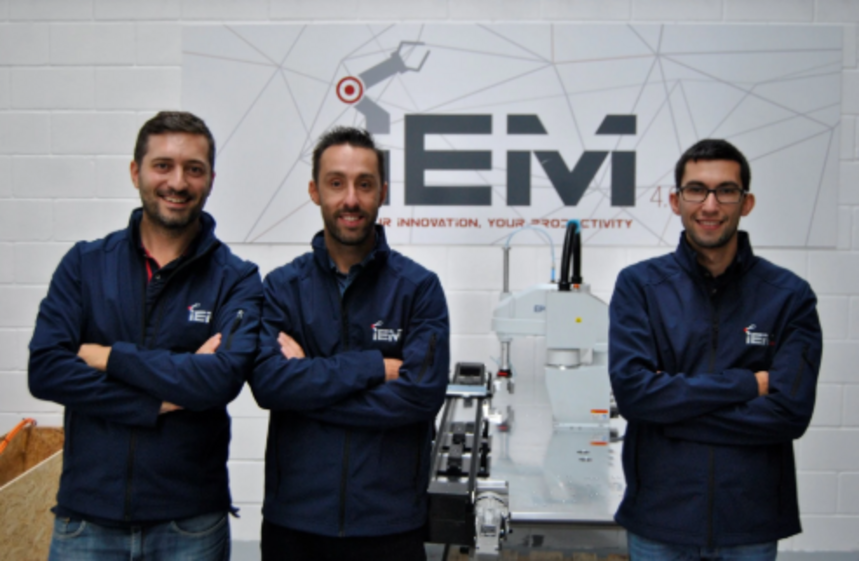Nuno Cascais, Jorge Resende e Gabriel Bastos, fundadores da IEM4.0