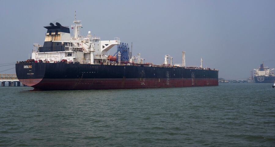 Imagem de arquivo de um petroleiro
