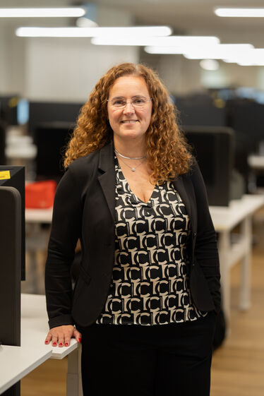 Joana Marques, diretora-geral da Infineon Technologies Business Solutions (IFBP), na Maia.