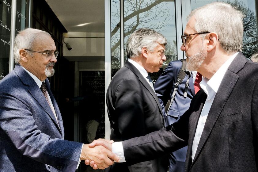 Reunião entre a Ministra do Trabalho, Solidariedade e Segurança Social, a UGT e as confederações empresariais, sobre o código do trabalho.