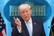 Donald Trump fala sobre a guerra no Irão