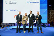 Cerimónia de entrega dos HR Connect Awards 2026 com a SAP SuccessFactors