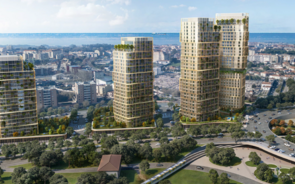 As Haya Towers vão ser erguidas junto a uma estação da nova Linha Rubi do metro do Porto.  