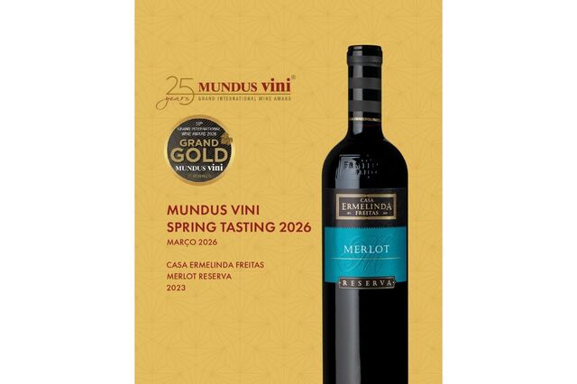 CASA ERMELINDA FREITAS ELEITA MELHOR PRODUTOR PORTUGUÊS, E FOI A CASA MAIS PREMIADA DA PENÍNSULA DE SETÚBAL, NA COMPETIÇÃO MUNDUS VINI SPRING TASTING 2026
