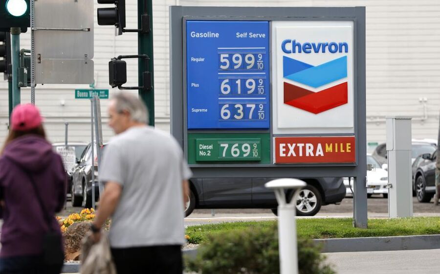 Gasolina nos EUA tem vindo a subir