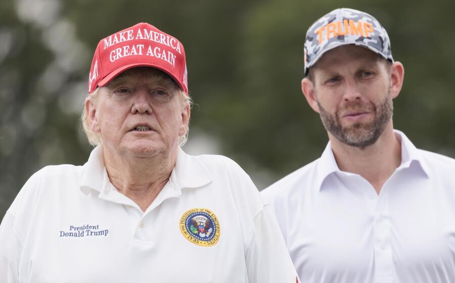 Donald Trump e o filho Eric