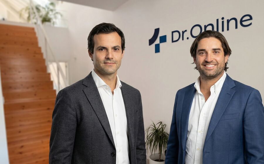 José Lima e Tiago Cadeiras, cofundadores da Dr. Online.