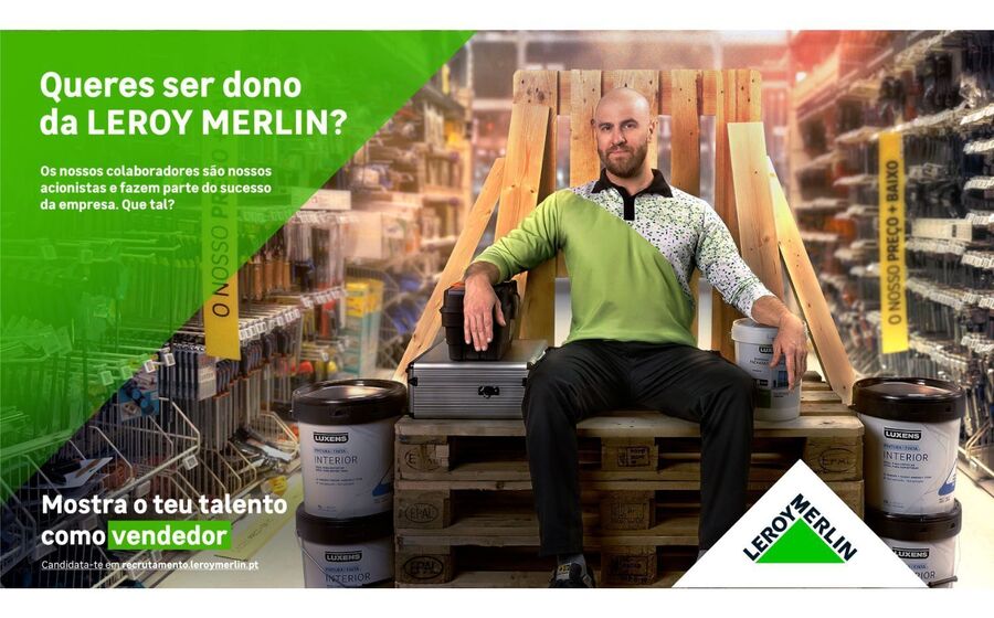 A Leroy Merlin procura vendedores