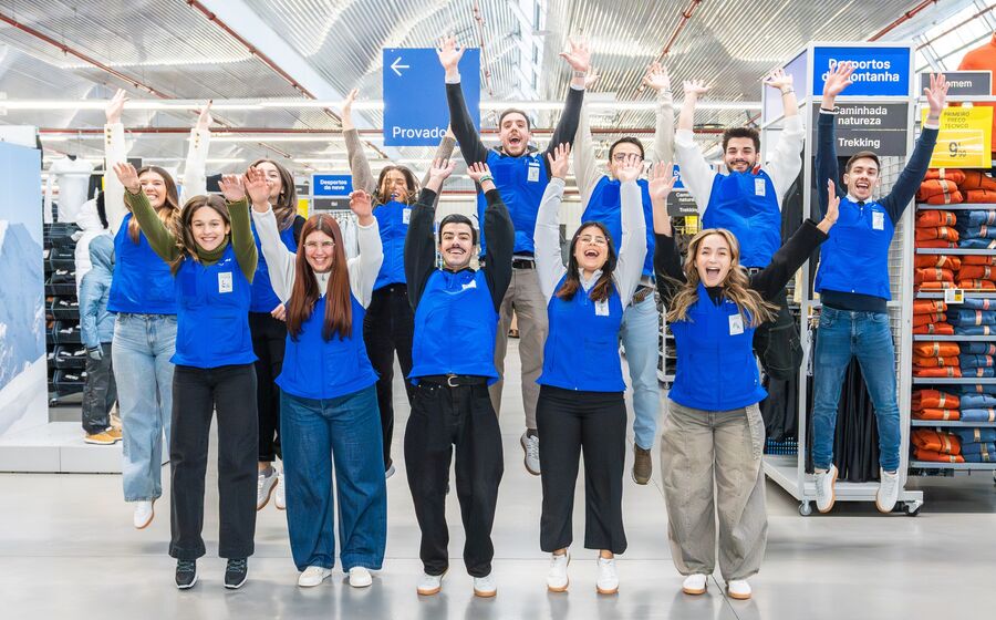 Decathlon Portugal distribui lucros pelos colaboradores.
