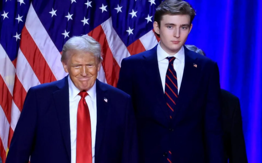 Barron Trump é o filho mais novo do presidente norte-americano.