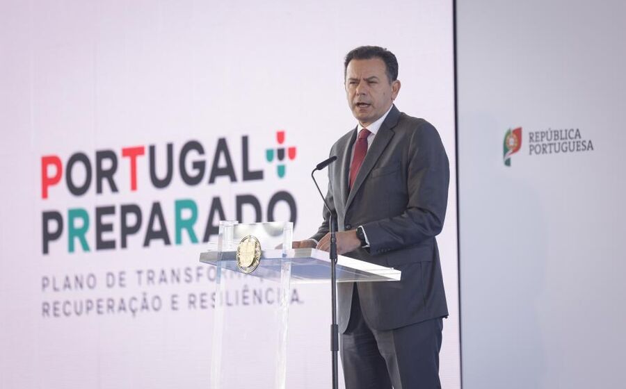 Primeiro-ministro Luís Montenegro na apresentação do PTRR 
