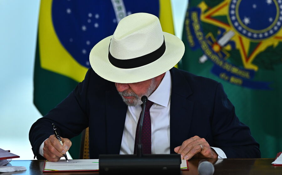 O Presidente brasileiro, Lula da Silva, assinou o acordo Mercosul-UE.