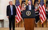 Chris Wright, secretário da Energia da Administração Trump, ao lado do Presidente dos EUA