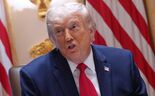 Trump na reunião do executivo na Casa Branca