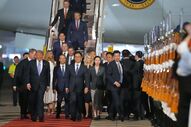 Chegada de Donald Trump à China